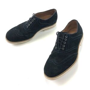 Donald Pliner navy suede tie up Oxford shoes Men’s Size 9M